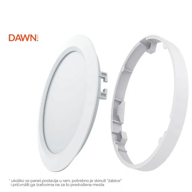 DAWN LED PANEL KNC1-24W 6500K 2160lm 120° IP20 - Slika 5