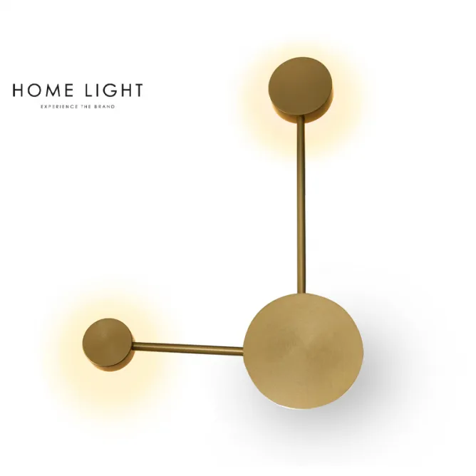 VESTA 472 ZIDNA LAMPA 8W 3000K BRUSENO ZLATO