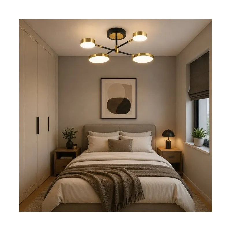 VESTA 488 LUSTER 38W 3000K CRNA/MESING - Slika 2