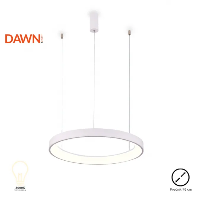 VESTA 365 VISILICA LED 60W 3000K BELA (O 780 mm)