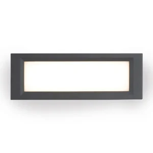 LED SVETILJKA JM-073 ZIDNA 6.5W 3000K IP65 ANTRACIT