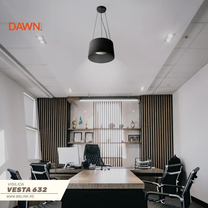 VESTA 632 VISILICA 24W 3000K CRNA - Slika 2