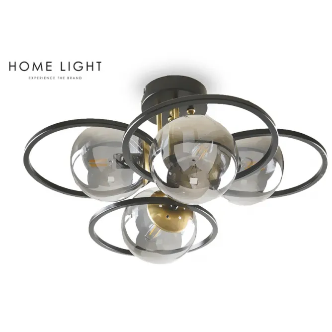 NALAN 19064 LUSTER 4*E27 CRNA/HROM