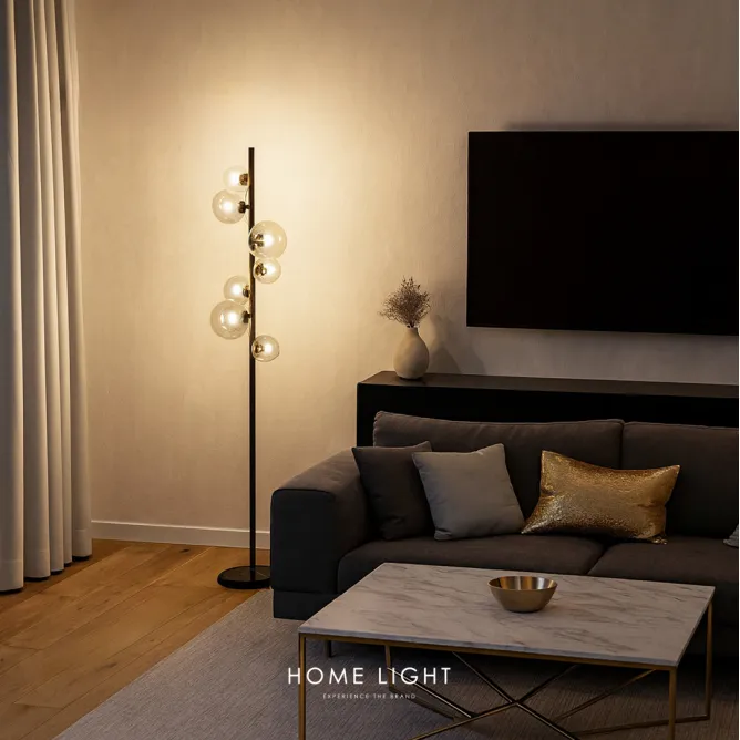 VESTA 601 PODNA LAMPA 7*G9 CRNA - Slika 2