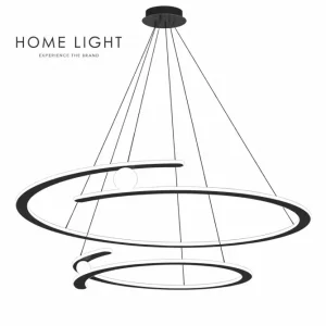 LUNA 263 LUSTER 105W 3000K CRNA