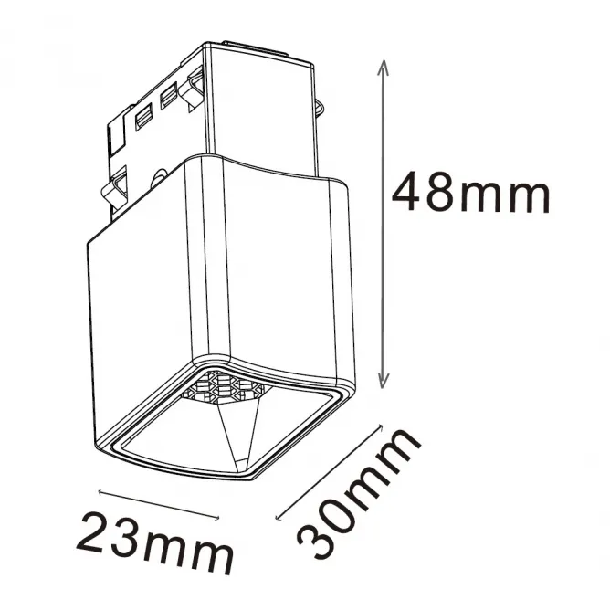 MAGNETIC SVETILJKA LEDR20-1.5W 3000K 24° 48V DC - Slika 2