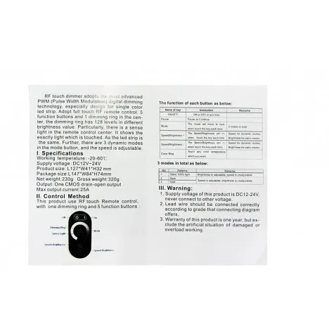 LED POTENCIOMETAR SUN-TH09 - Slika 3