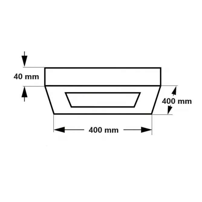 LED PANEL N/Z KNS5-36W 4000K - Slika 2