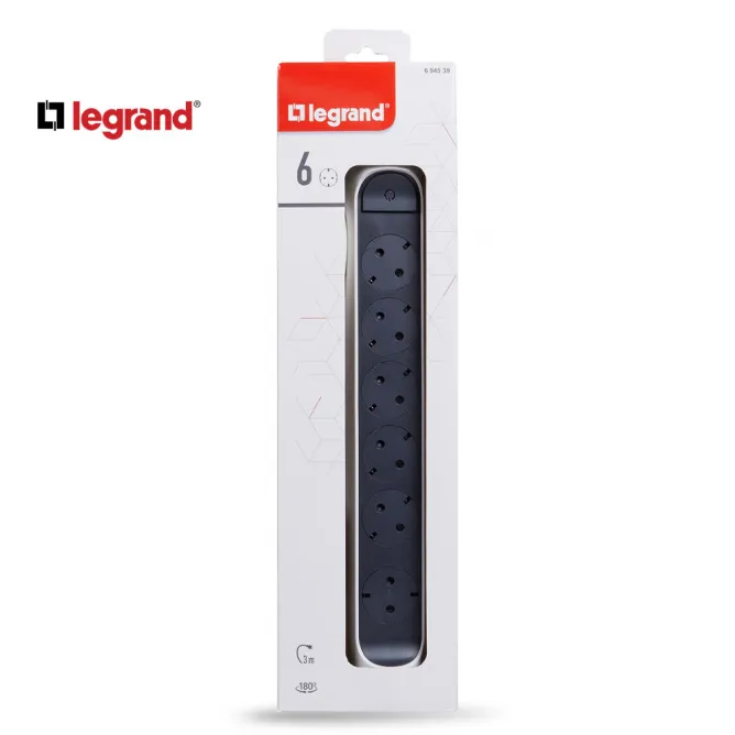 LG 694539 PRODUZNI BLOK 6X2P+E 3M (BELA/T.SIVA) - Slika 3