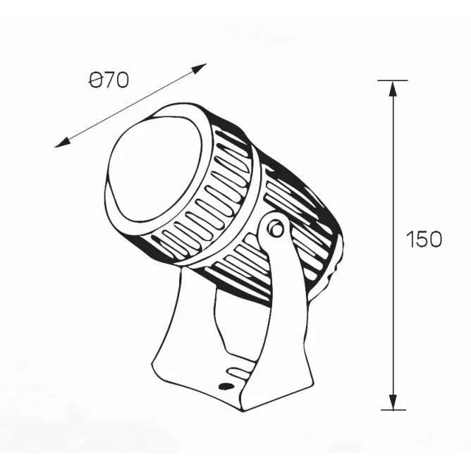 LED SVETILJKA GA-SPN030 9W 4000K IP66 - Slika 2