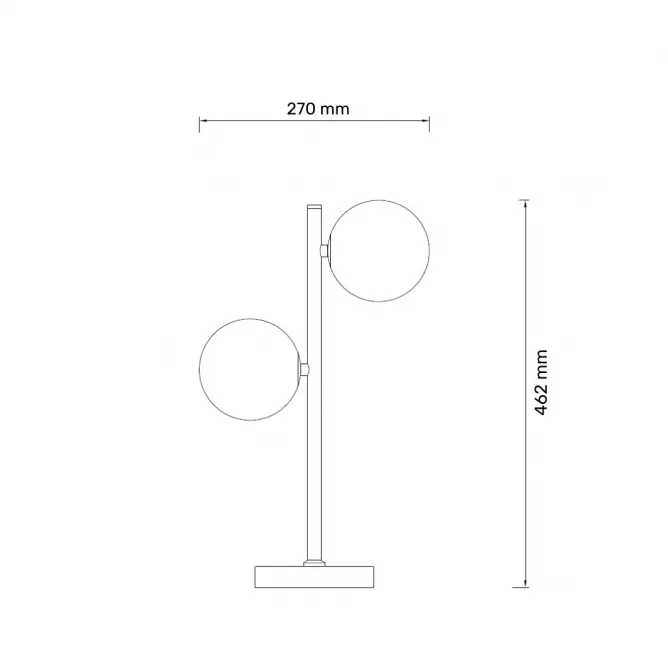 TALIA 22 STONA LAMPA 2*G9 BAKAR - Slika 3