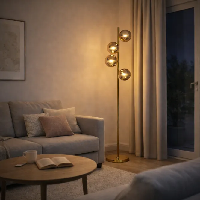 TALIA 23 PODNA LAMPA 4*G9 BAKAR - Slika 2