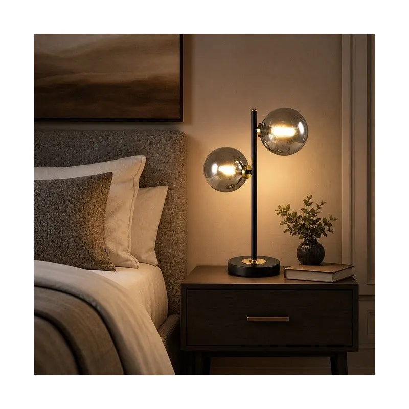 TALIA 26 STONA LAMPA 2*G9 CRNA/BAKAR - Slika 2