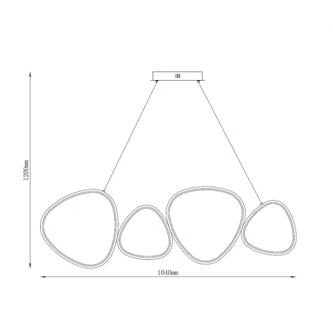 SOLEA 20 LUSTER 48W 3000/4000/6000K BELA - Slika 3