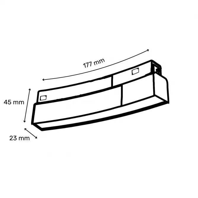 MAGNETIC SVETILJKA PC1000 7W 3000K 36° 48V DC CRNA (R1000) - Slika 2