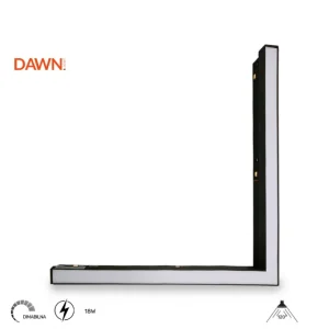 MAGNETIC SVETILJKA LED01-L-18W 3000K 120° 48V DC CRNA NEW