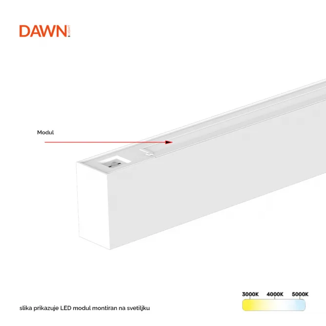 DAWN LED MODUL LT-T-020 1,5M CCT BELA - Slika 2