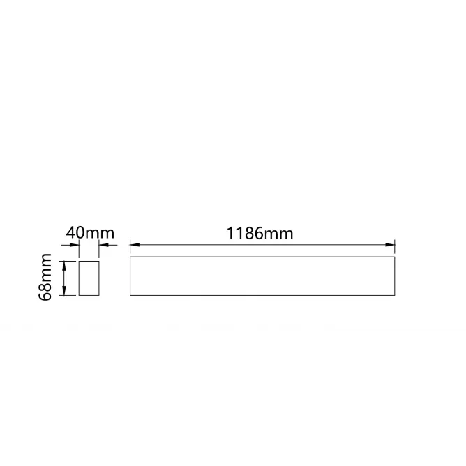DAWN LED SVETILJKA LL40120 20/30/40W CCT BELA 1,2 met - Slika 3
