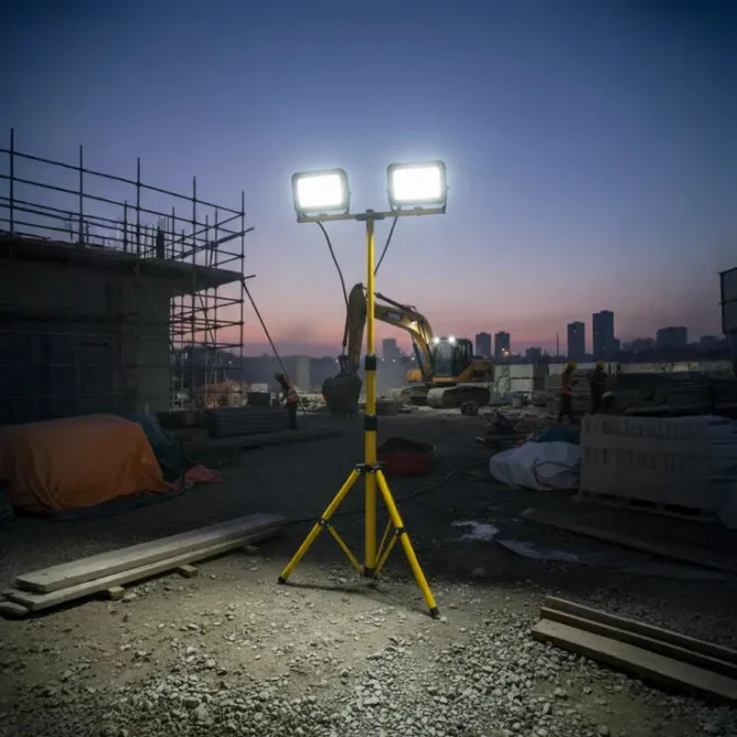 LED REFLEKTOR PRENOSNI STALAK PLR-E24/2X50W - Slika 2