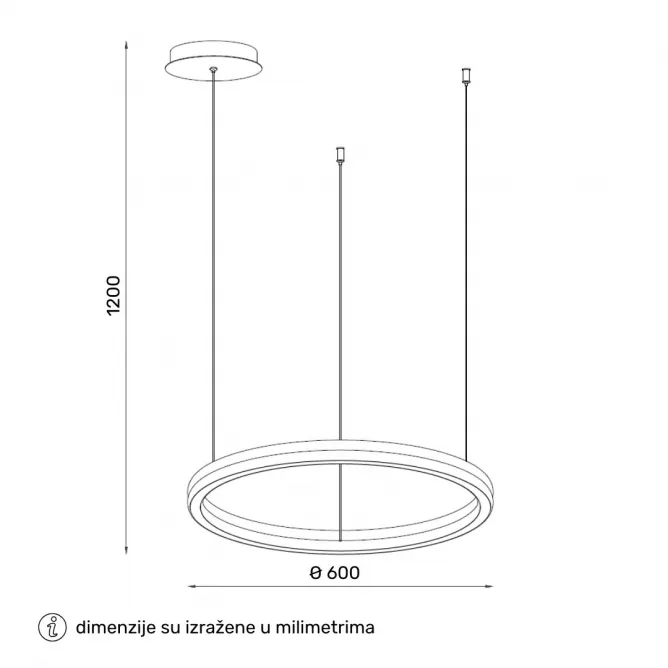 SOLEA 133 LUSTER 45W 3000K CAPPUCCINO - Slika 3