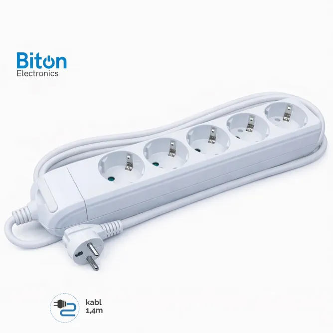 PRENOSNA PRIKLJUCNICA BITON PETOSTRUKA 1,4M KB-RB-05L