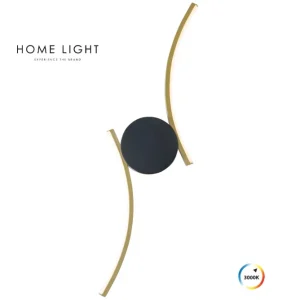 SOLEA 142 ZIDNA LAMPA 10W 3000K CRNA/ZLATO