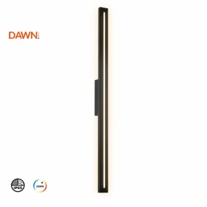 DAWN LED SVETILJKA 1010D ZIDNA 28W 3000K IP65 CRNA