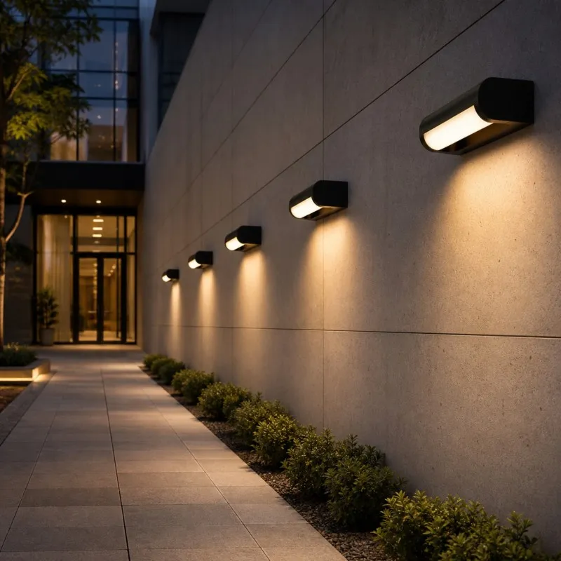 DAWN LED SVETILJKA 1018 ZIDNA 12W 3000K IP65 CRNA
