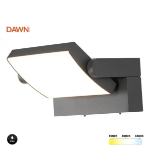 DAWN LED SVETILJKA S007 ZIDNA 20W CCT IP54 SIVA