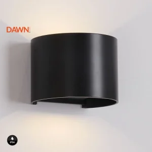 DAWN LED SVETILJKA A310R ZIDNA 6W 3000K IP54 CRNA