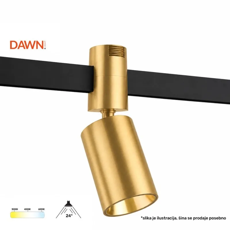DAWN LED MODUL 9029 C 15W CCT ZLATO