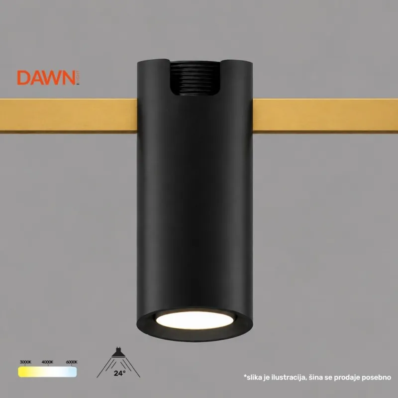 DAWN LED MODUL 9029 G 7W CCT CRNA