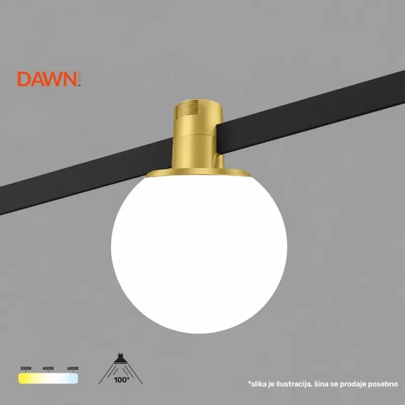 DAWN LED MODUL 9029 I 7W CCT ZLATO