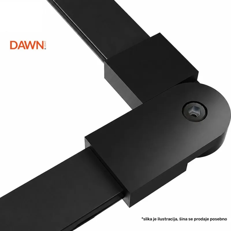 DAWN KONEKTOR 9029 L CRNA - Slika 2
