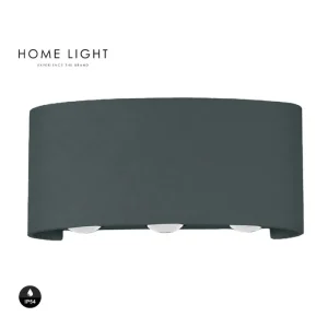 LED SVETILJKA PL-232 ZIDNA 6W 4000K IP54 ANTRACIT
