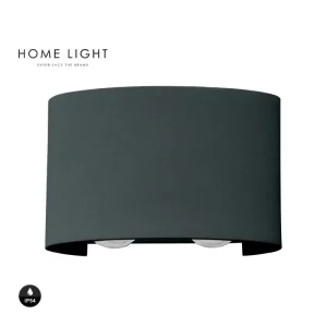LED SVETILJKA PL-261 ZIDNA 4W 4000K IP54 ANTRACIT