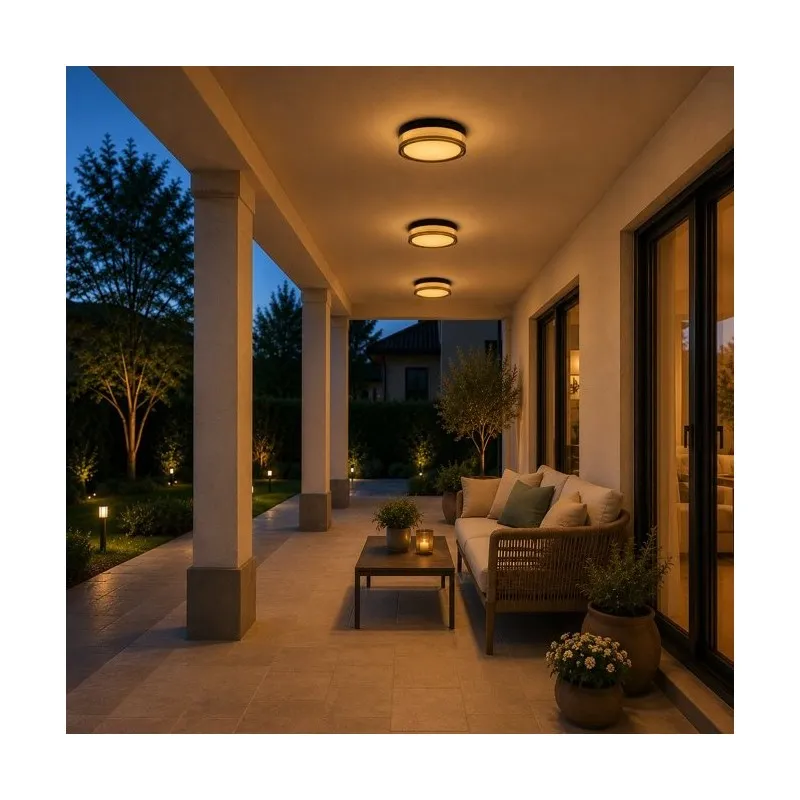 LED PLAFONJERA BLM230CW 18W CCT CRNA IP65 - Slika 4