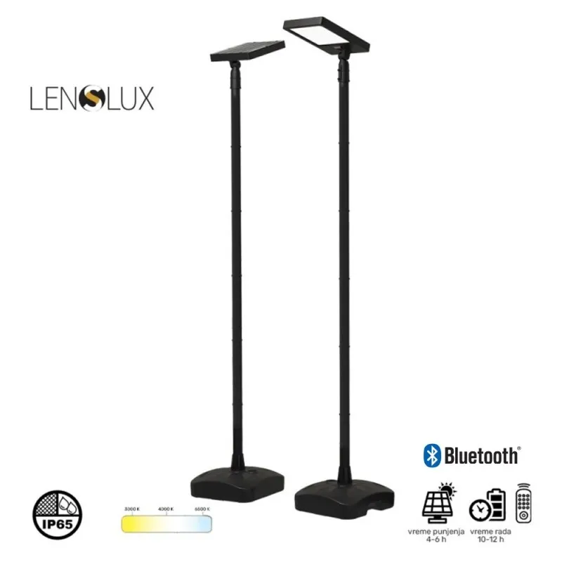 SOLARNA LED ULICNA SVETILJKA RW-TG01 2300lm IP65 BLUETOOTH - Slika 4