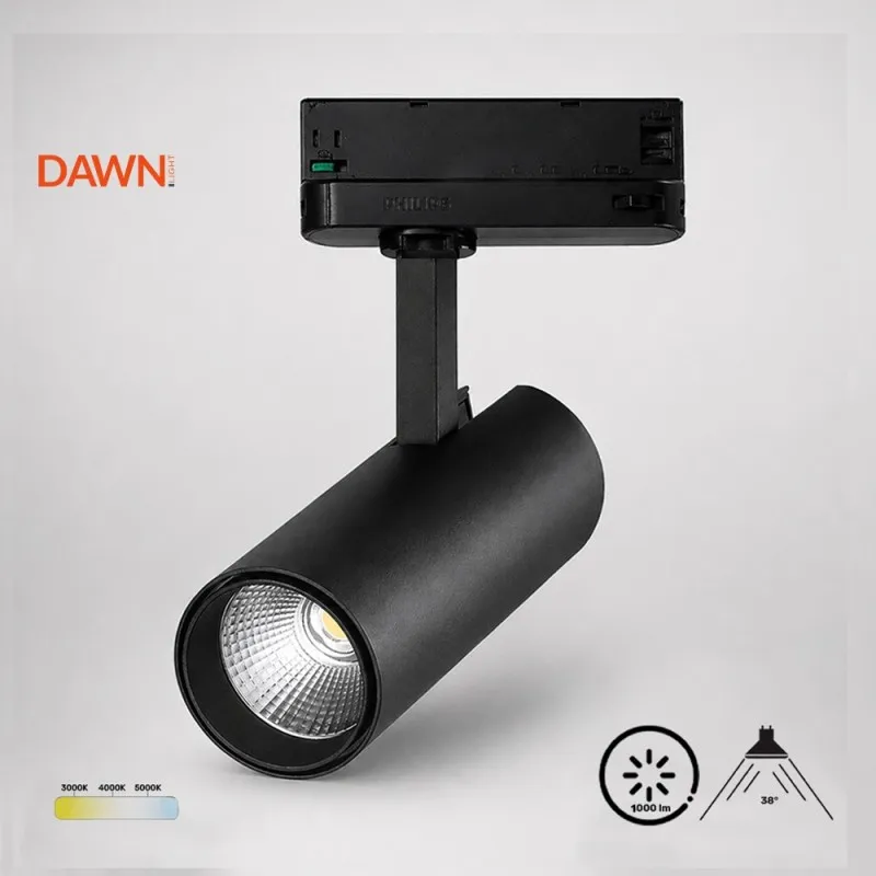 DAWN LED REF SINSKI EL-T21D010 10W CCT CRNI TROFAZNI
