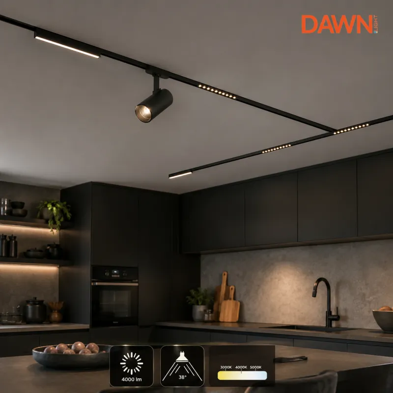 DAWN LED REF SINSKI EL-T21D040 40W CCT CRNI TROFAZNI - Slika 2