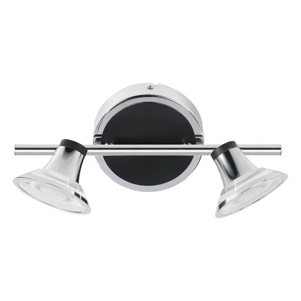 LED spot lampa LS101-2 CH+BK