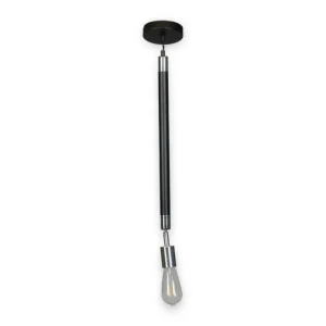 RUSTIK 65 VISILICA 1*E27 crna/hrom