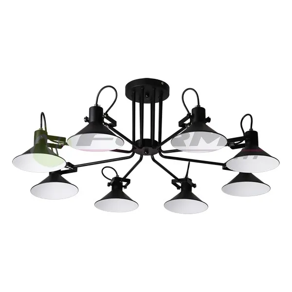 Plafonska lampa F7066-8C BK - Slika 2