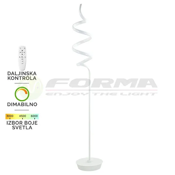 LED podna lampa F2027-48F WH - Slika 4