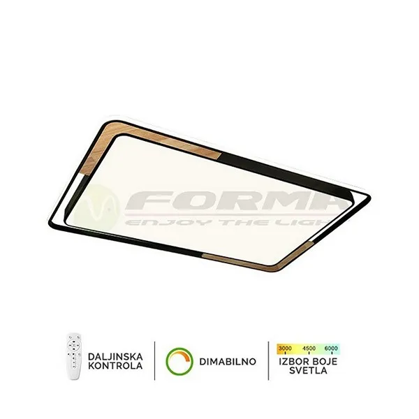 LED plafonska lampa F2820-120C BK - Slika 4