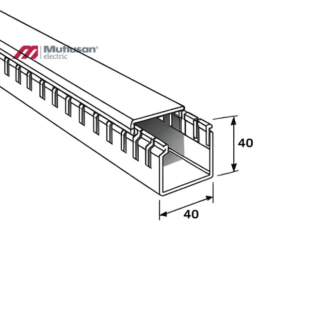 KANALICA 40X40 PVC PERFORIRANA BITON - Slika 2