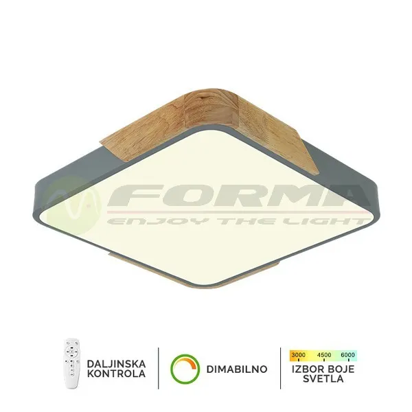 Plafonska lampa F2812-30C GY+WD - Slika 3
