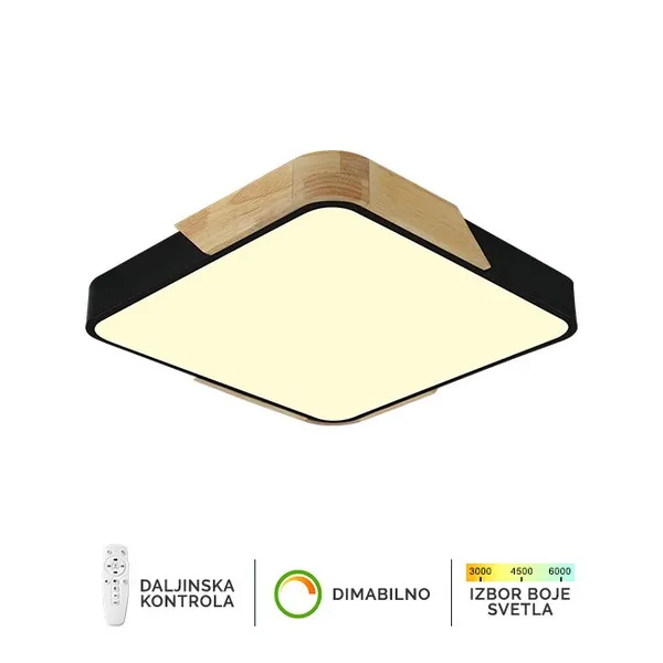 Plafonska lampa F2812-20C BK+WD