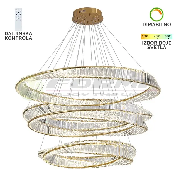 LED visilica KP6045-180V T - Slika 3