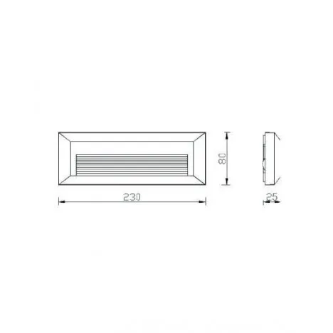 LED SVETILJKA JM-8002 ZIDNA 2W 4200K IP65 - Slika 2